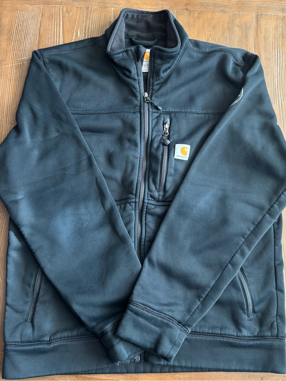 Carhartt Crowley Softshell Jacket Size M Black Burn The Breeze Ranch